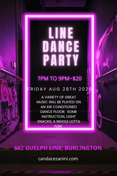 Line Dance Party - Friday, August 28th, 2026